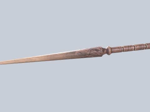 Wooden sword 3D मॉडल