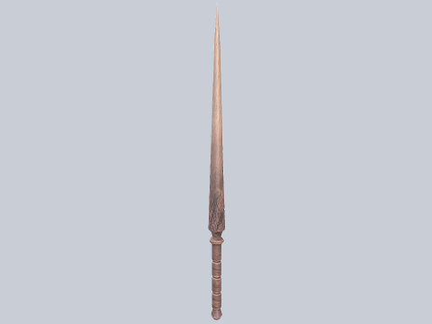 Wooden sword 3D मॉडल