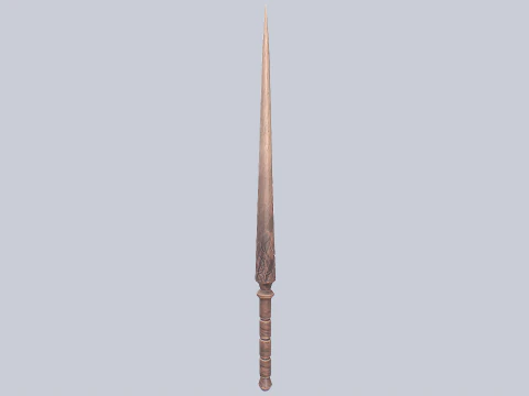 Wooden sword 3D Model