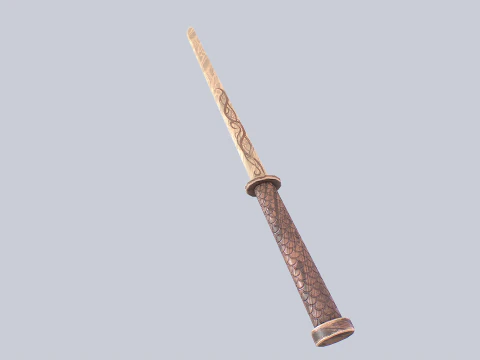 Spada di legno Modello 3D