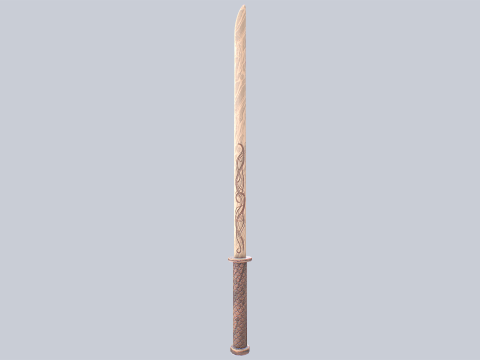 Wooden sword Modelo 3D