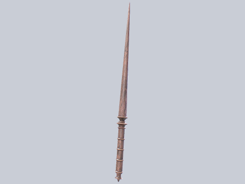 Wooden sword 3D Модель