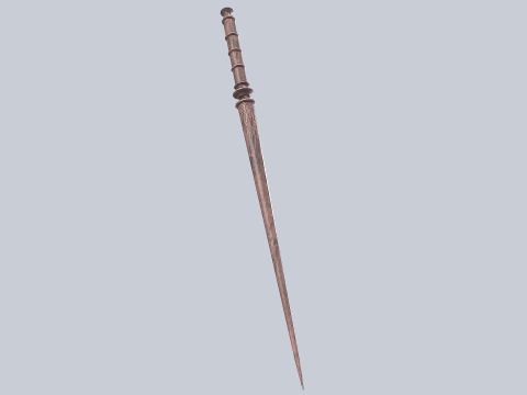 Wooden sword 3D Модель