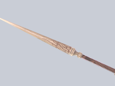 Wooden sword 3D Model