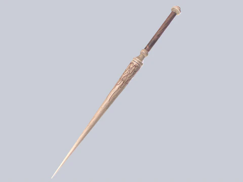 Wooden sword 3D Model