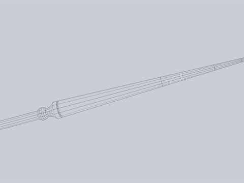 Wooden sword Modelo 3D