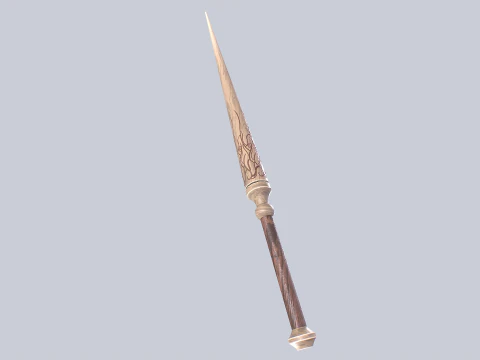 Wooden sword 3D Model