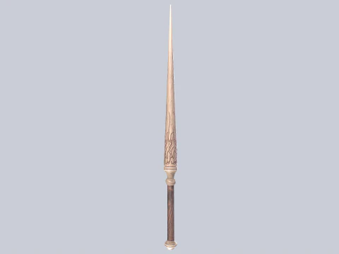 Wooden sword 3D Model