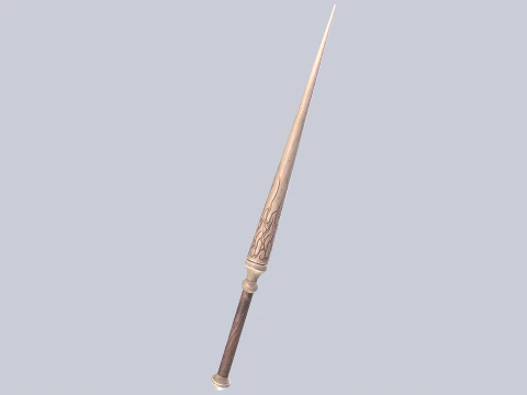 Wooden sword 3D Model