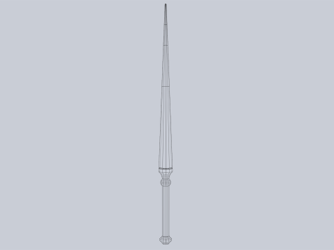Wooden sword Modelo 3D