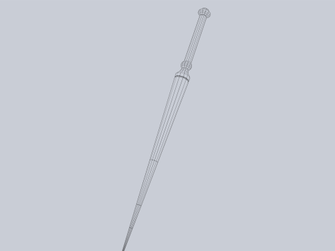 Wooden sword Modelo 3D