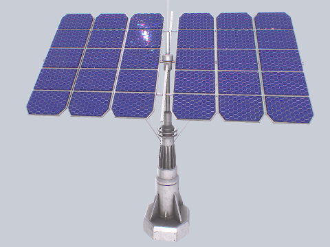 Scifi solar panel 3D 모델