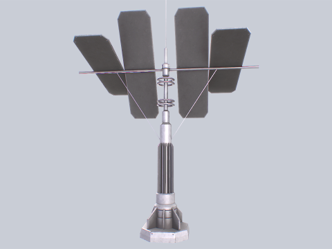 Scifi solar panel Modelo 3D