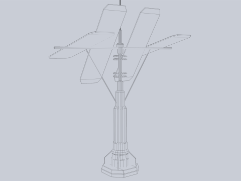 Scifi solar panel Modelo 3D