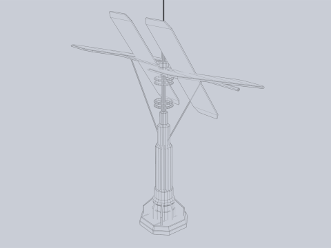 Scifi solar panel Modelo 3D