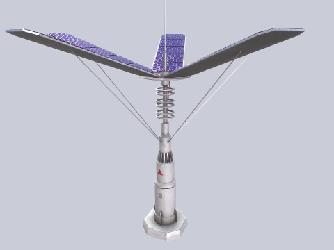 SFソーラーパネル 3Dモデル