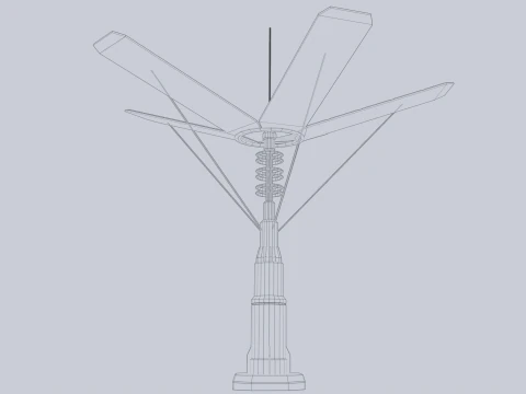 SFソーラーパネル 3Dモデル