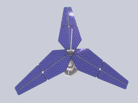 Scifi-zonnepaneel 3D Model