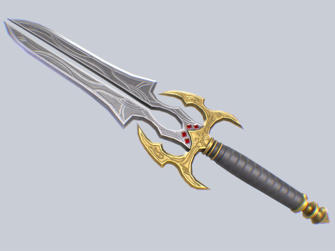 Fantasy dagger 3D Model