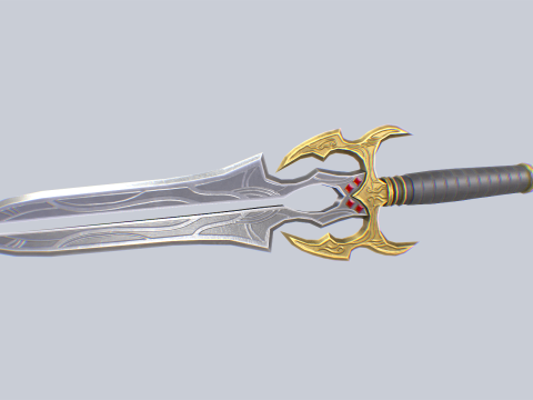 Fantasy dagger Modelo 3D