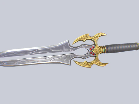 Fantasy dagger 3D Model