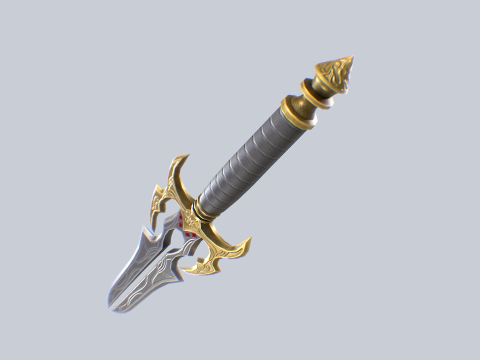 Fantasy dagger Modelo 3D