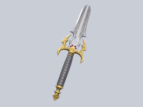 Fantasy dagger Modelo 3D