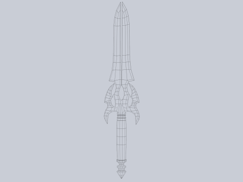Fantasy dagger Modelo 3D