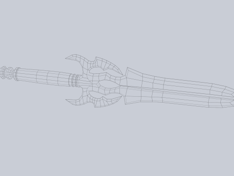 Fantasy dagger Modelo 3D