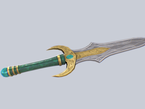 Fantasy dagger 3D मॉडल