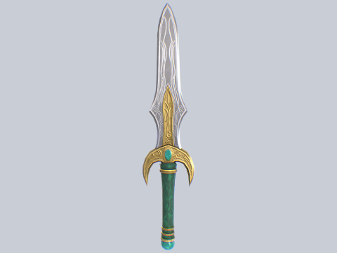 Fantasy dagger 3D मॉडल