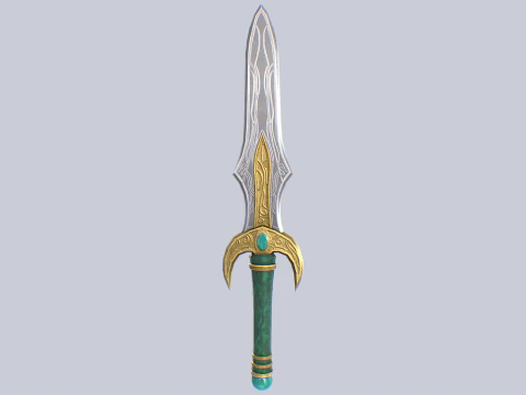 Fantasy dagger 3D Model