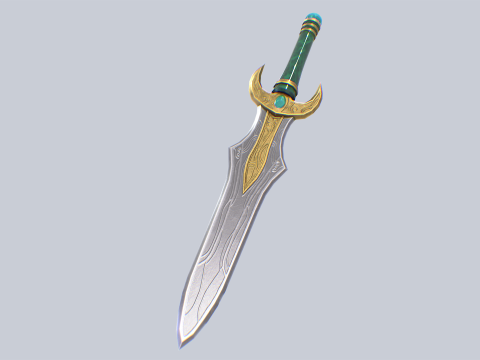 Fantasy dagger 3D मॉडल