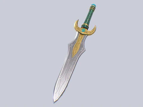 Fantasy dagger 3D Model