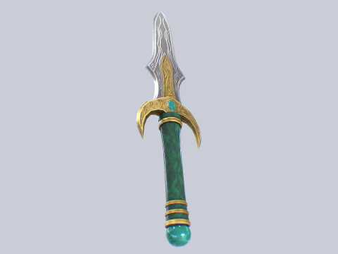 Fantasy dagger 3D Model