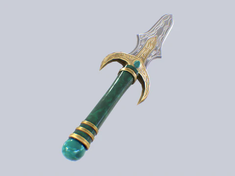 Fantasy dagger 3D Model