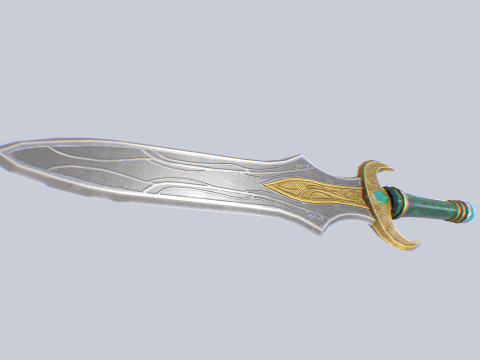 Fantasy dagger 3D मॉडल