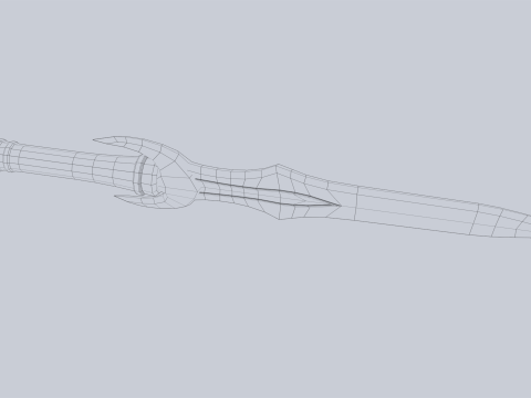 Fantasy dagger 3D मॉडल