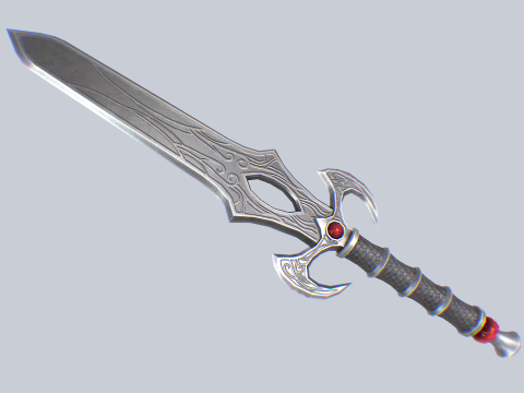 Fantasy dagger 3D Model