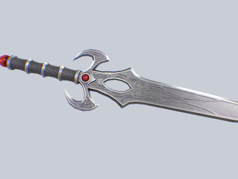 Fantasy dagger Model 3D