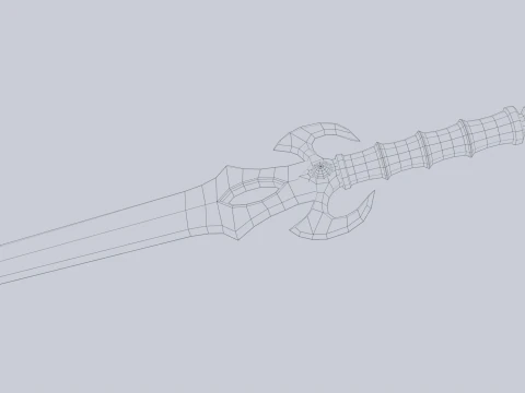 Adaga de fantasia Modelo 3D