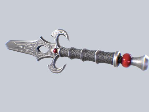 Fantasy dagger Model 3D