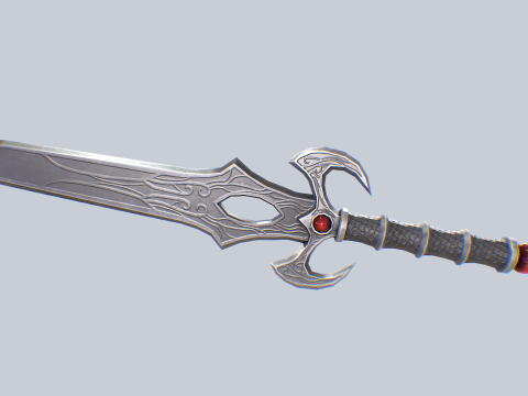Fantasy dagger Model 3D