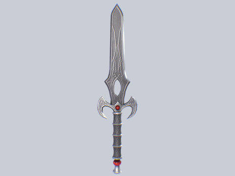 Fantasy dagger Model 3D
