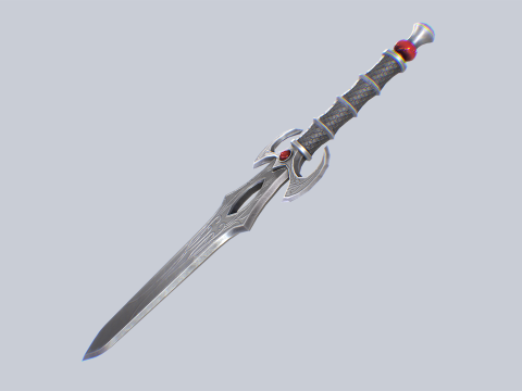 Fantasy dagger Model 3D