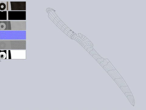 Fantasy dagger 3D Model