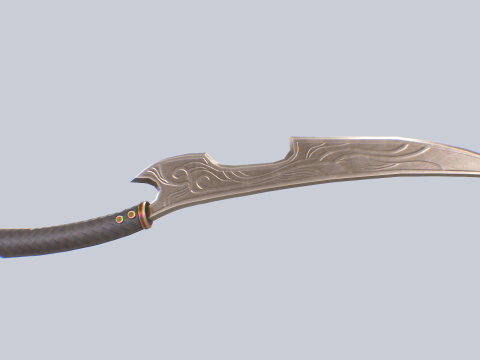 Fantasy dagger Modelo 3D