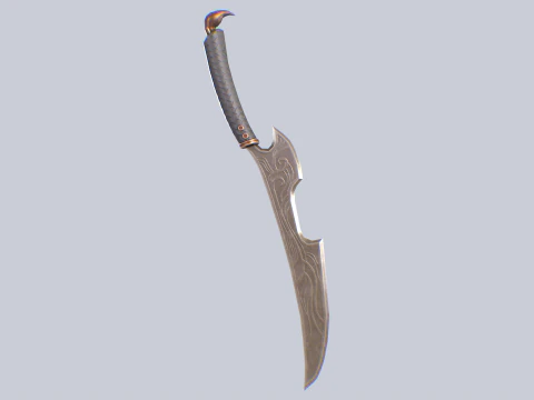 Fantasy dagger 3D Model