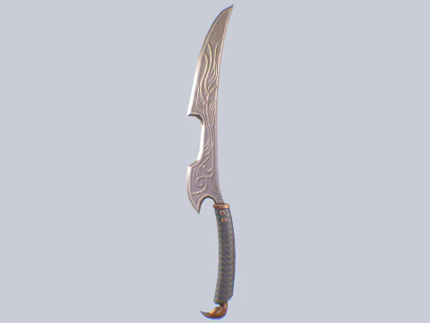 Fantasy dagger 3D Model