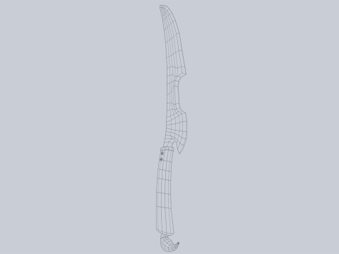Fantasy dagger Modelo 3D